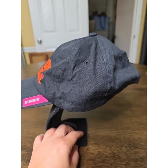 Dunkin Donuts Hat Cap Employee Strapback Crew Apparel Coffee Uniform Black - Picture 10 of 16